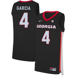 Mens Andrew Garcia Black Georgia Bulldogs #4 NCAA Jerseys