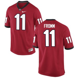 Men Jake Fromm Red University of Georgia #11 Official Jersey