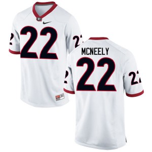 Men's Avery McNeely White Georgia #22 Stitch Jerseys