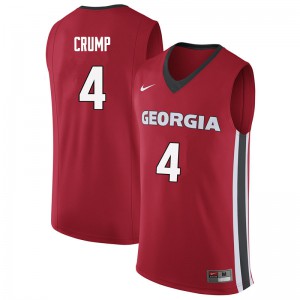 Mens Tyree Crump Red Georgia Bulldogs #4 Stitched Jersey