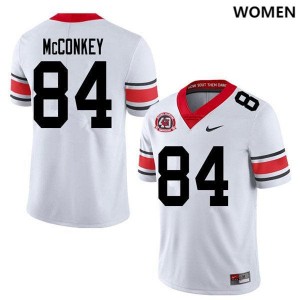 Womens Ladd McConkey White University of Georgia #84 1980 National Champions 40th Anniversary Stitched Alternate Jersey