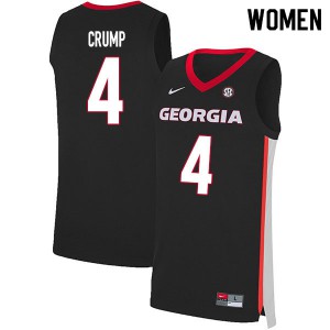 Womens Tyree Crump Black UGA #4 NCAA Jerseys