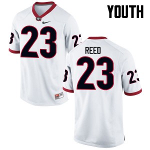 Youth J.R. Reed White UGA #23 College Jersey
