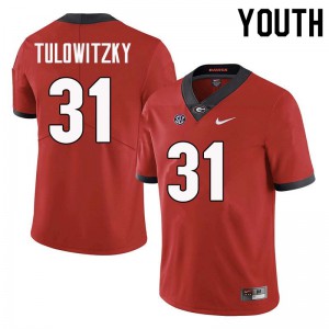 Youth Reid Tulowitzky Red Georgia #31 High School Jersey