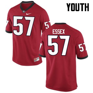 Youth Alex Essex Red UGA #57 NCAA Jersey