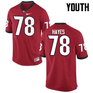 Youth DMarcus Hayes Red UGA #78 Alumni Jerseys