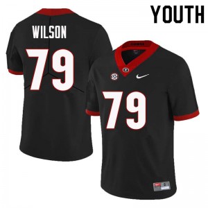 Youth Isaiah Wilson Black UGA #79 NCAA Jersey