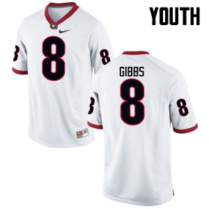 Youth Deangelo Gibbs White UGA Bulldogs #8 Alumni Jerseys