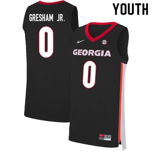 Youth Donnell Gresham Jr. Black Georgia #0 Official Jersey