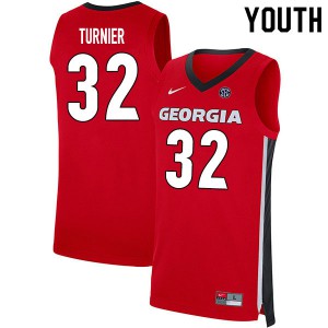 Youth Stan Turnier Red Georgia #32 Embroidery Jerseys